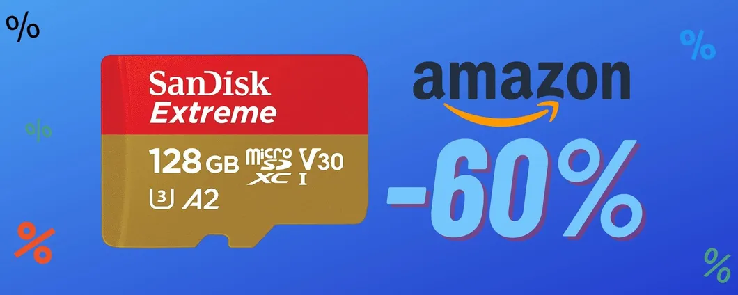 OFFERTA BOMBA per la scheda MicroSDXC SanDisk Extreme da 128GB