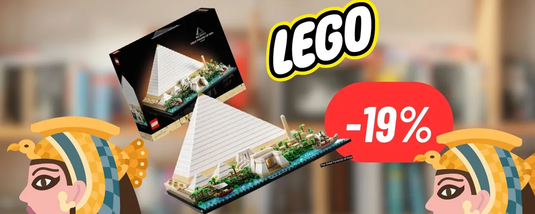 Vola in Egitto con il SET LEGO della Piramide di Giza in SCONTO