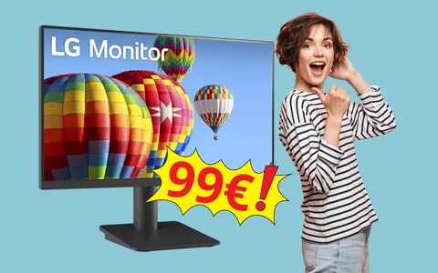 Niente affaticamento visivo e PREZZO WOW: il monitor LG a 99€ è un best buy