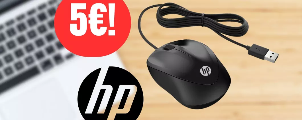 Hai bisogno di un mouse d'emergenza? HP lancia il suo mouse a 5€