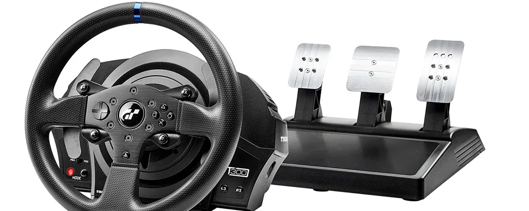 Thrustmaster T300 RS GT adatto per PS5, PS4 e PC in promo speciale su Amazon
