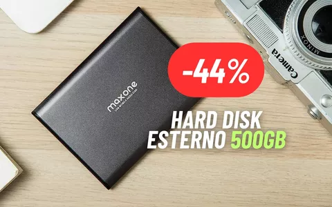 Con questo Hard Disk Esterno hai sempre a disposizione 500GB di storage