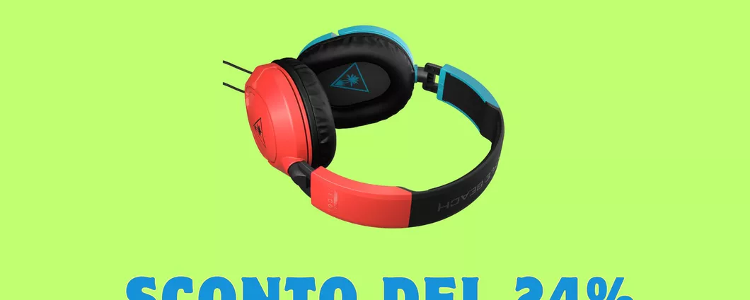 Cuffie Turtle Beach Recon adatte per tutte le console a meno di 20 euro su Amazon