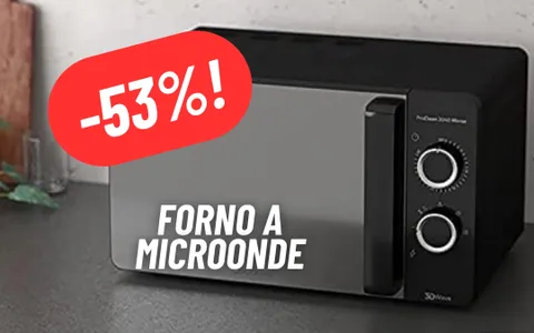 INCREDIBILE SCONTO del 53% sul Forno a Microonde Cecotec: PREZZO PAZZESCO