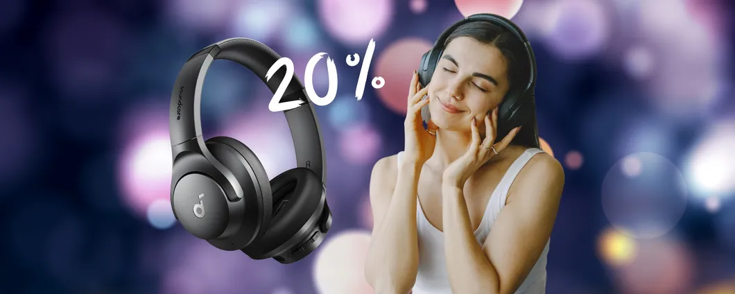 Soundcore Q20i: cuffie Bluetooth dal suono meraviglioso con 40 ore di autonomia