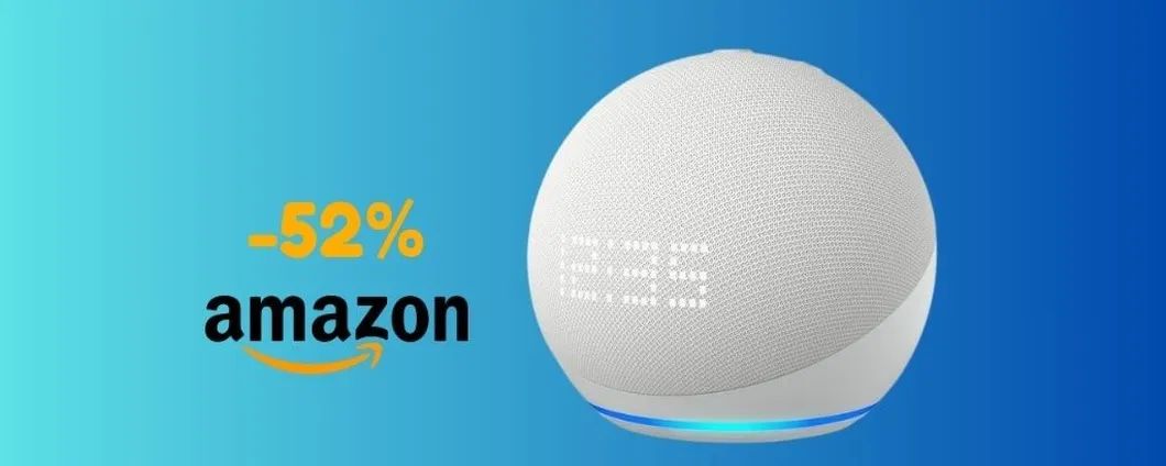 Continuano gli sconti col CYBER MONDAY, Echo Dot scontato del 52% su Amazon!