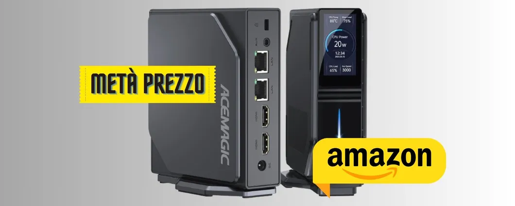 METÀ PREZZO per il Mini PC definitivo: tutta le funzionalità in dimensioni ridotte