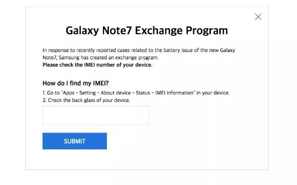 Galaxy Note 7 Checking
