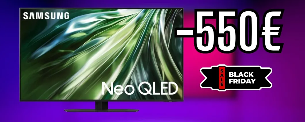 Smart TV Samsung 4K NeoQLED: CALA DI 550€ il costo Amazon