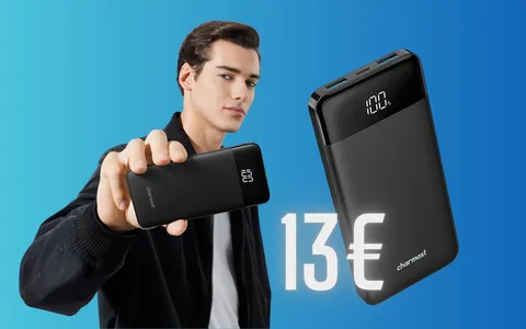 La ricarica ovunque con questo Power Bank compatto e potente a soli 13€