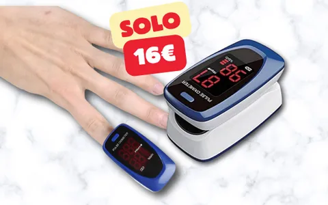 Saturimetro GIMA a soli 16€: approfitta del 54% di sconto per la tua salute!