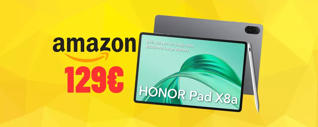 HONOR Pad X8a da 128GB è il migliore tablet per qualità prezzo