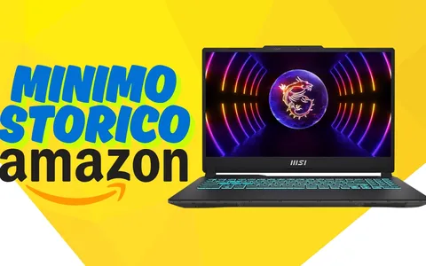 MSI Cyborg 15 con Intel Core i7 e Nvidia RTX 4060 al MINIMO STORICO