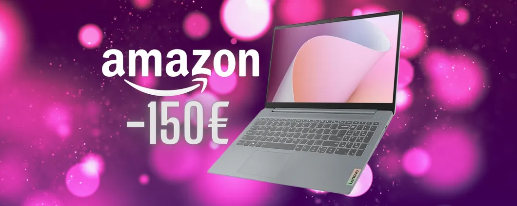 Lenovo IdeaPad Slim 3 con Ryzen 5, 16GB RAM e 512GB SSD (-150€)