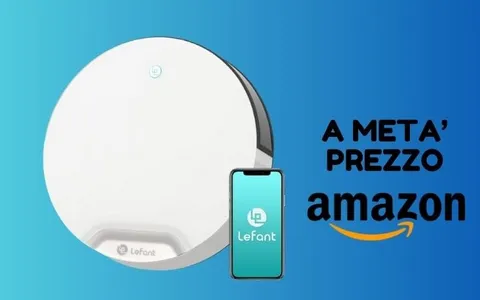 Robot aspirapolvere Lefant A META' PREZZO su Amazon!