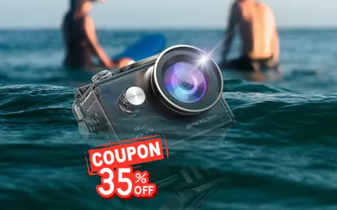 Action Cam 4K subacquea: PERFETTA per i tuoi viaggi e per lo sport!