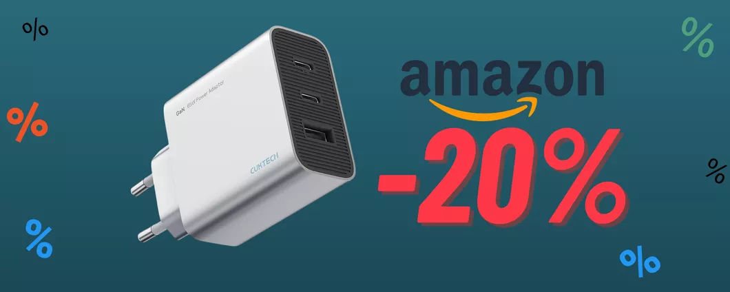 Caricatore USB CUKTECH 3 in 1 ora in OFFERTA su Amazon col Coupon!