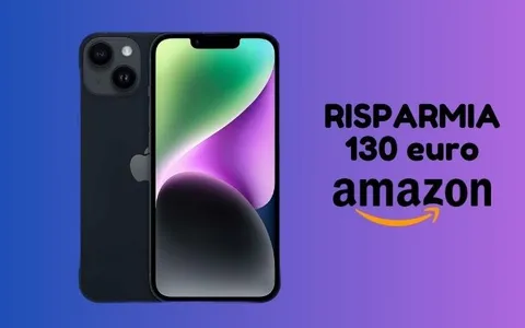 Su Amazon iPhone 14 a PREZZO STRACCIATO, corri a prenderlo!
