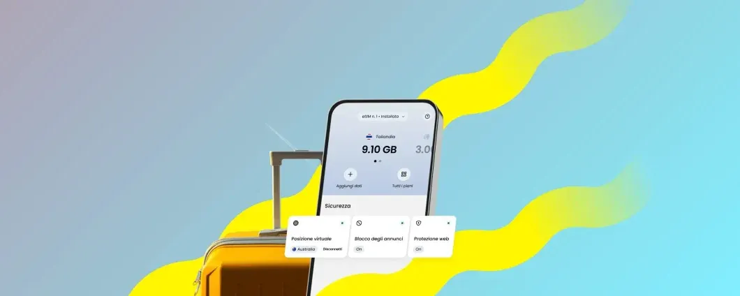 Saily eSIM ti dà connessione ovunque all'estero, con tariffe in offerta