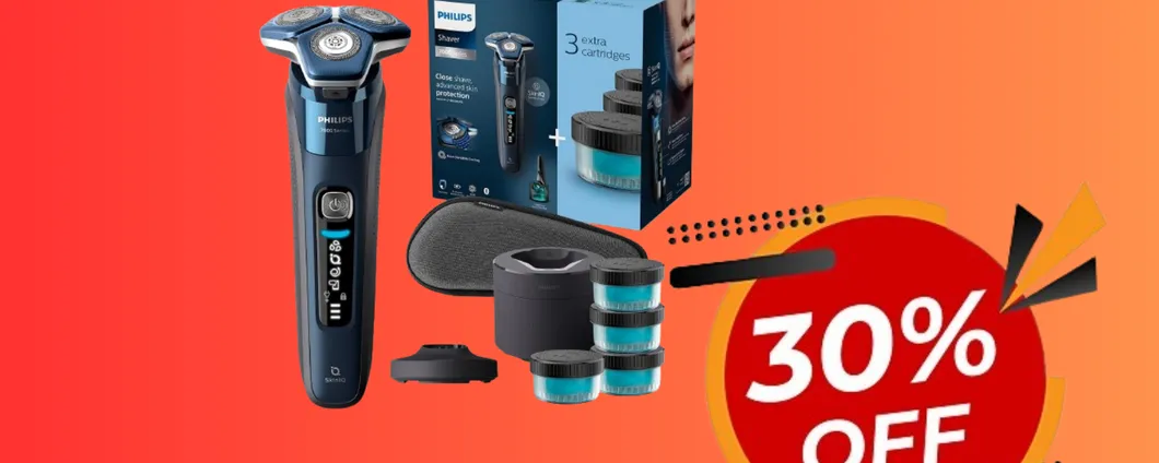 Per la FESTA DEL PAPA' regala il Rasoio elettrico Philips in SCONTO BOMBA su Amazon