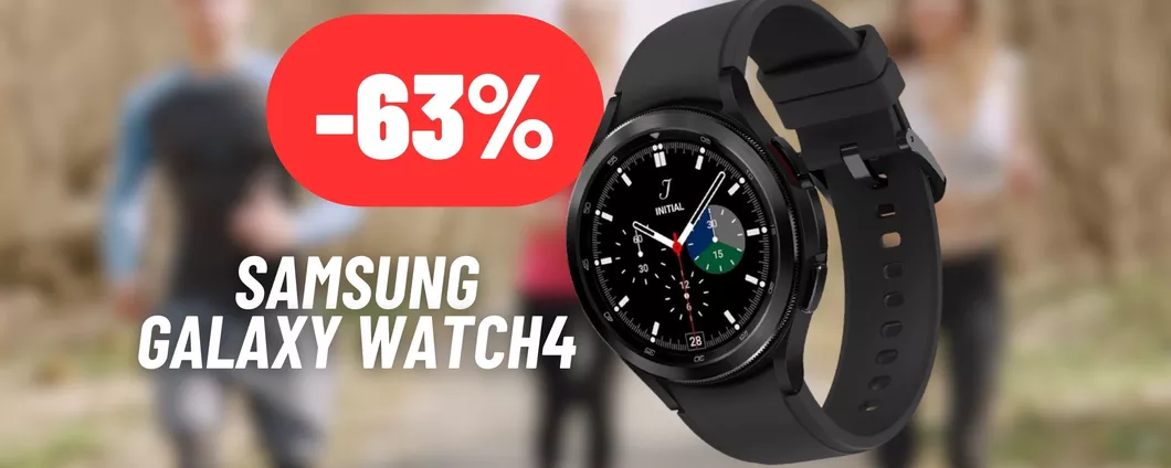 Samsung Galaxy Watch4: sconto imperdibile del 63% su Amazon