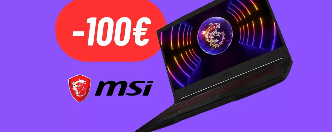 RISPARMIA 100€ sul laptop da Gaming MSI: AMAZON OUTLET