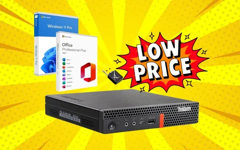Potenza e compattezza nel mini PC Lenovo con i5, 32GB di RAM e SSD da 512GB