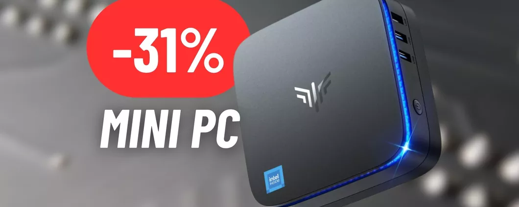 Mini PC potente e performante al 31% DI SCONTO con la PROMO Amazon