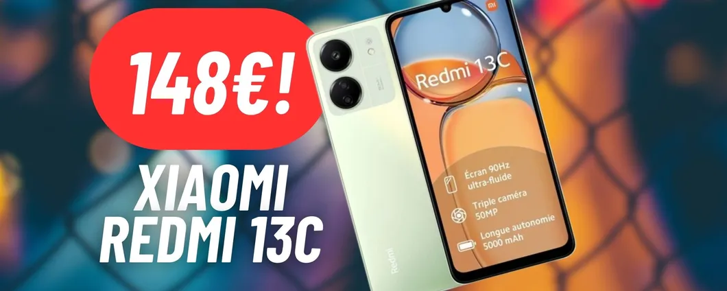 Xiaomi Redmi 13C a MENO DI 150€ su Amazon: SCONTATISSIMO