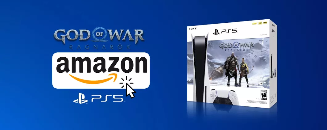PlayStation 5 con God of War: Amazon SCONTA il bundle da SOGNO