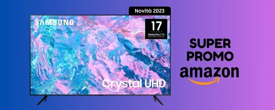 Tv Samsung Crystal UHD da 75 pollici a MENO di 800 euro su Amazon, prendila ora!