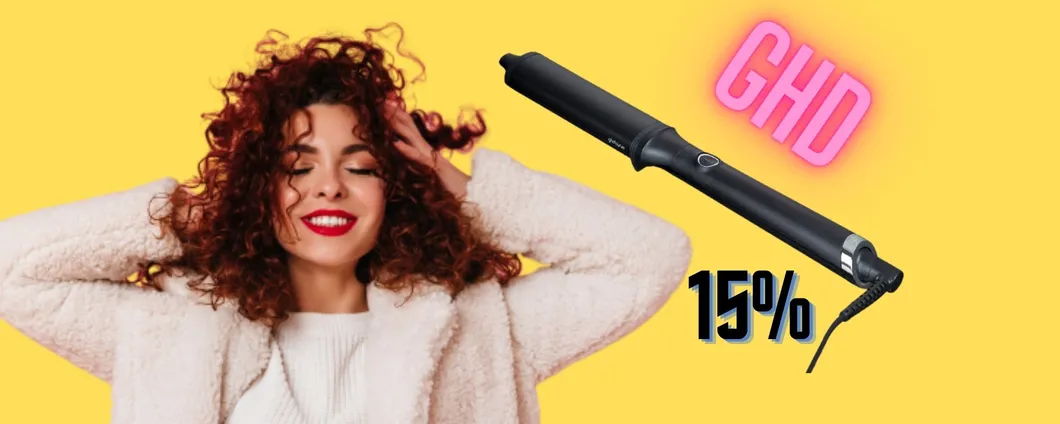 Ricci perfetti con la piastra GHD IN OFFERTA