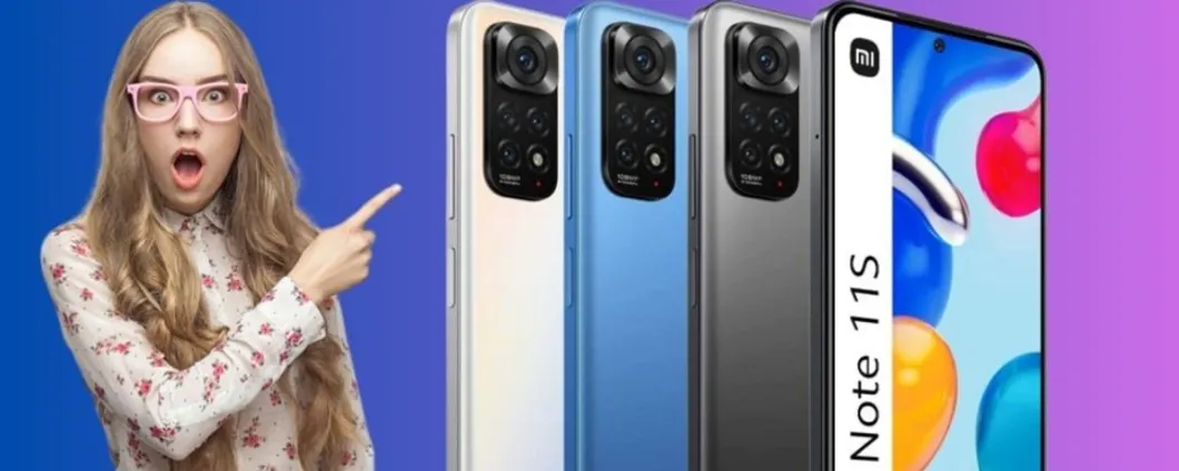 PREZZO PIU' BASSO per Xiaomi Redmi Note 11S, ora RISPARMI 120 euro