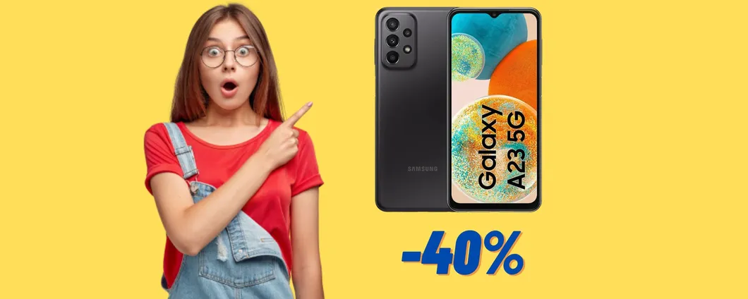 Samsung Galaxy A23: CROLLA IL PREZZO per lo smartphone BEST BUY