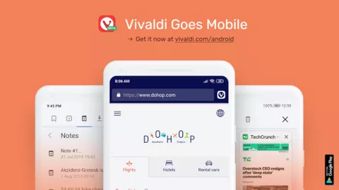 Vivaldi browser arriva su Android