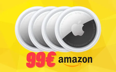 OFFERTA FOLLE per Apple AirTag: la confezione da 4 a soli 99€