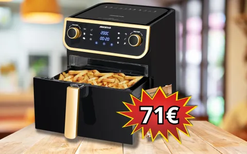 PREZZO PAZZO per Friggitrice ad aria XXL a soli 71€ grazie al coupon sconto!
