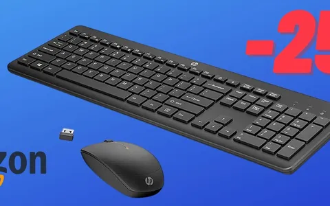 La combo più venduta di Tastiera e Mouse HP 230 Wireless, ora in SUPER SCONTO
