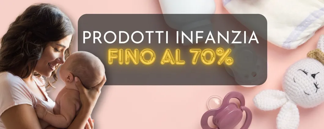 PRIMA INFANZIA: sconti FINO AL 70% per i prodotti migliori su Amazon!