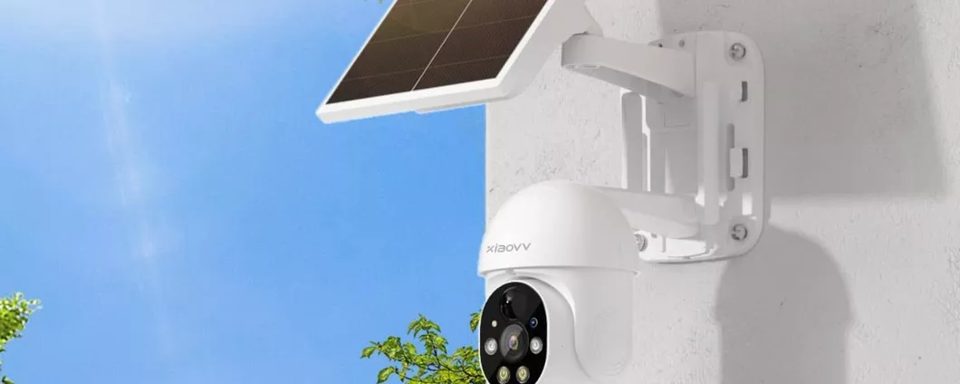 PREZZO SUPER per la videocamera di sorveglianza con pannello solare!