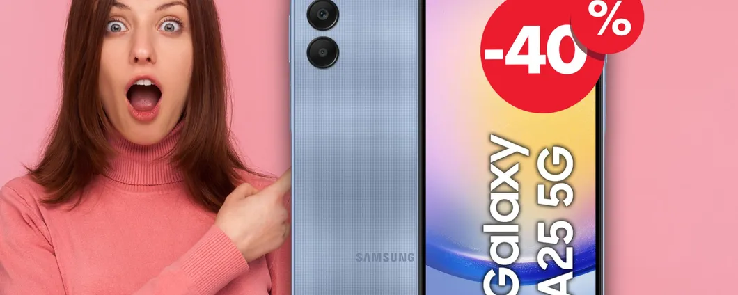 IMPERDIBILE a meno di 200€ SAMSUNG GALAXY A25: corri a farlo tuo!