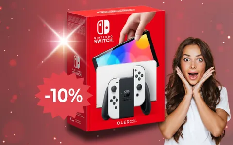 Nintendo Switch OLED Bianca: con il codice PROMO il prezzo precipita