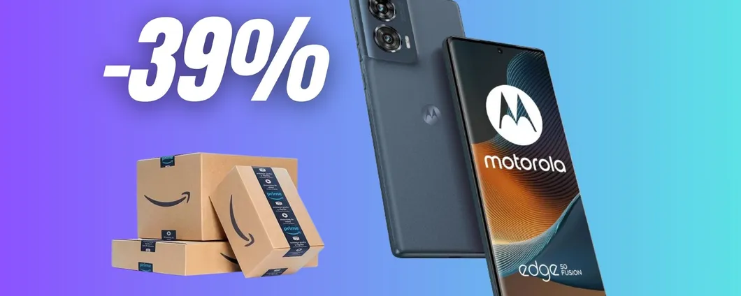 Display ultra-fluido a 144Hz e doppia fotocamera da 50MP:  Motorola Edge 50 Fusion è in offerta, ma solo per poco!