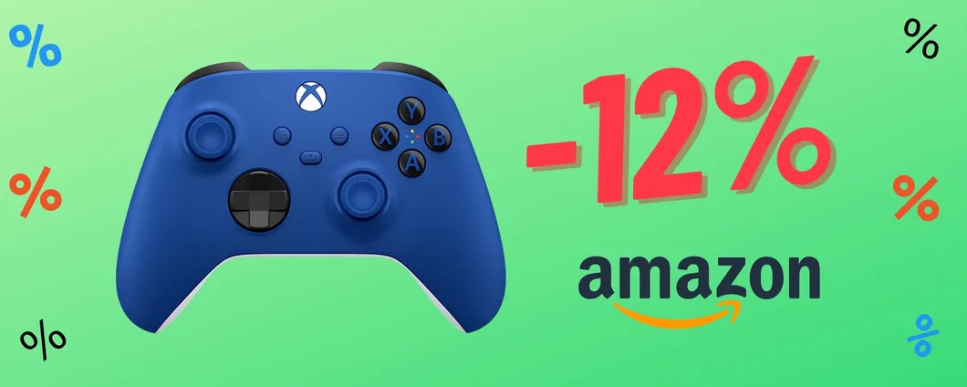Xbox Wireless Controller Blu ora in OFFERTA su Amazon!
