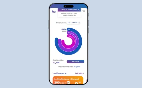 Il meglio di ho. Mobile: velocità 5G, app smart e trasparenza