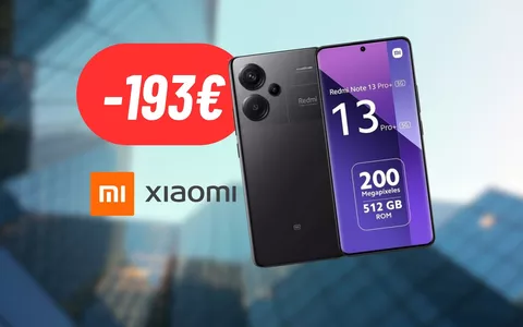 CALA A PICCO IL PREZZO dello Xiaomi Redmi Note 13 Pro+: RISPARMIA 193€