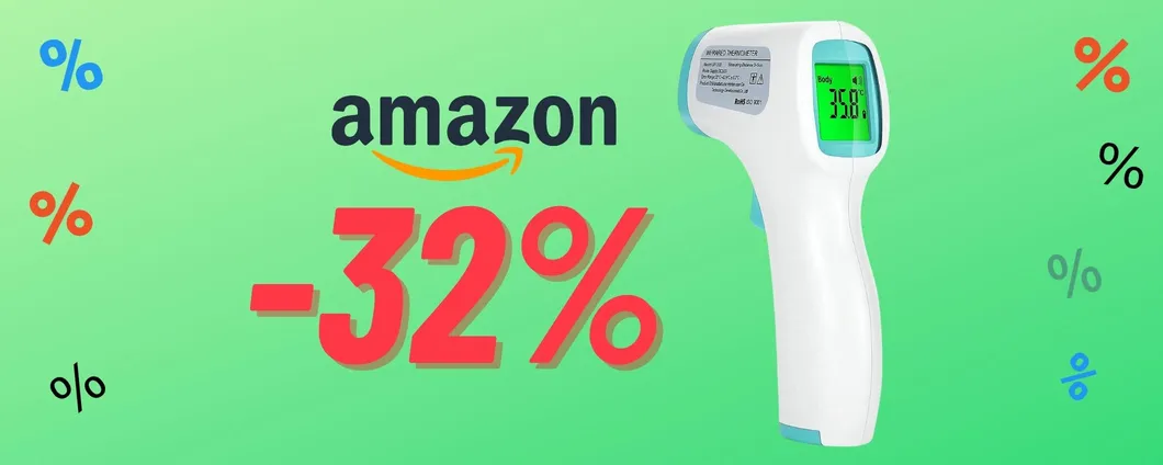 Termometro a Infrarossi, da oggi in OFFERTISSIMA su Amazon!