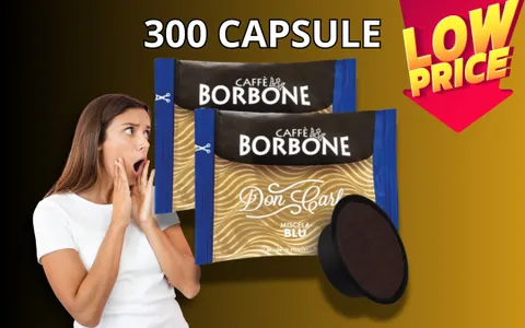300 Capsule Caffè Borbone Don Carlo Blu: approfitta della promo incredibile
