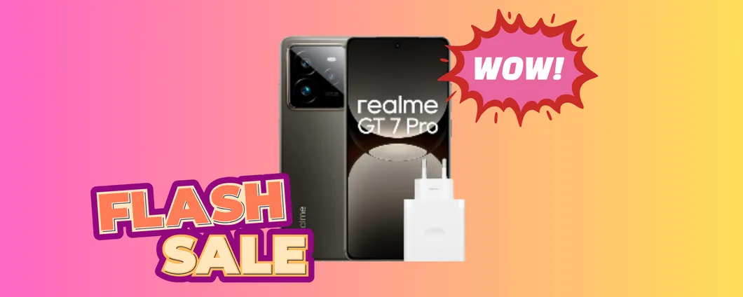 Realme GT 7 Pro in doppio sconto: occasione da non perdere su Amazon