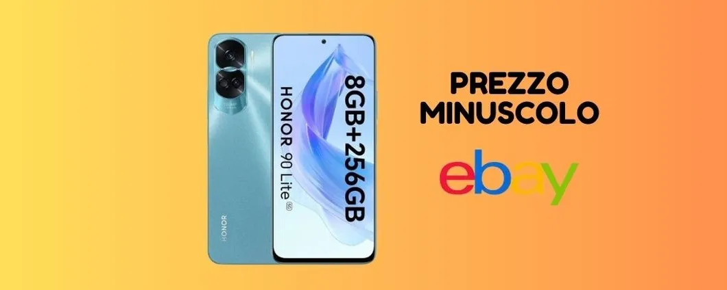 Honor 90 Lite a PREZZO MINUSCOLO, lo paghi solo 178 euro su eBay!